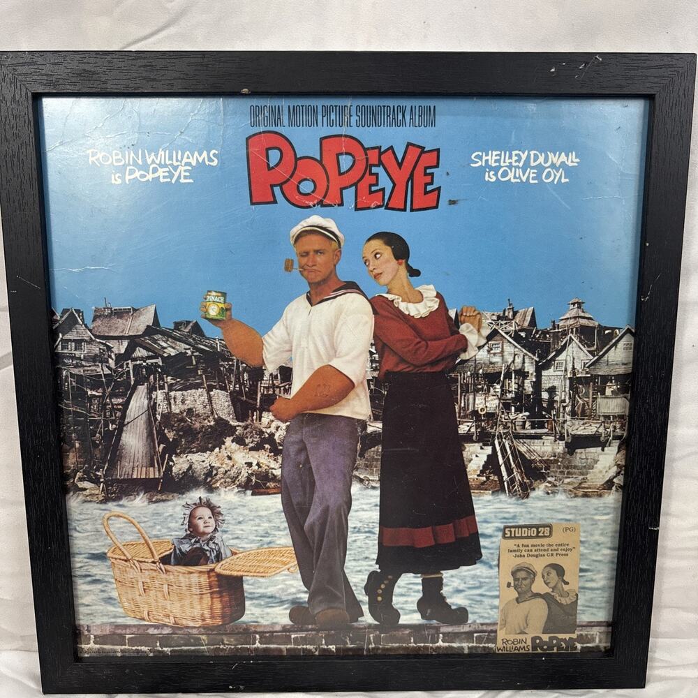 Harry Nilsson Popeye Soundtrack 1980 Vinyl Boardwalk Records with movie post